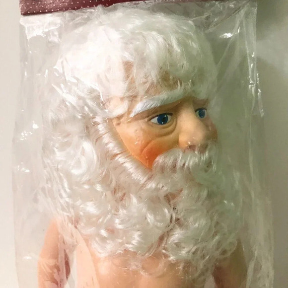 1990 Fibre Craft Doll To Make Music Box  Santa 14 Inch Billie Peppers Christmas - Picture 3 of 12